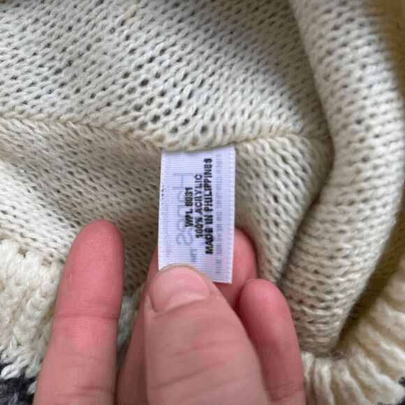 Vintage 70s Hanes Her Way Fair Isle Knit Beret Hat in Soft Pastels, NWOT - Picture 5 of 9